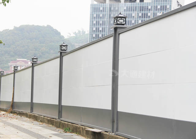 烤漆圍擋-東莞樟木頭道路修建施工圍擋工程-東莞-深圳市大通建材有限公司鋼圍擋生產定制廠家